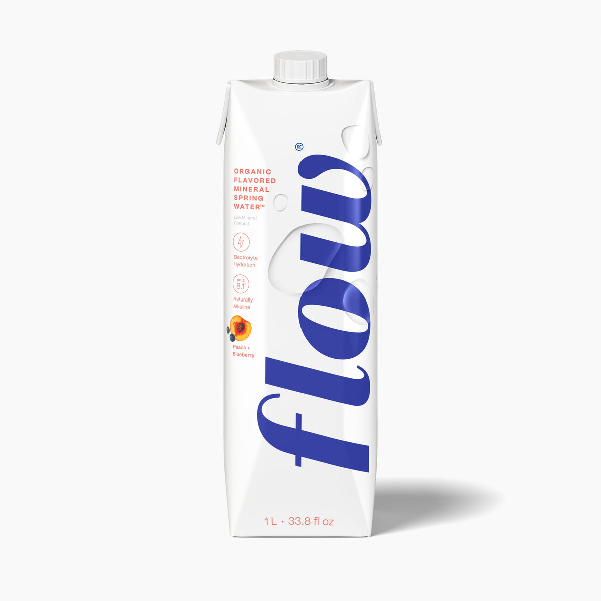 12 pack of 1L - Peach + Blueberry